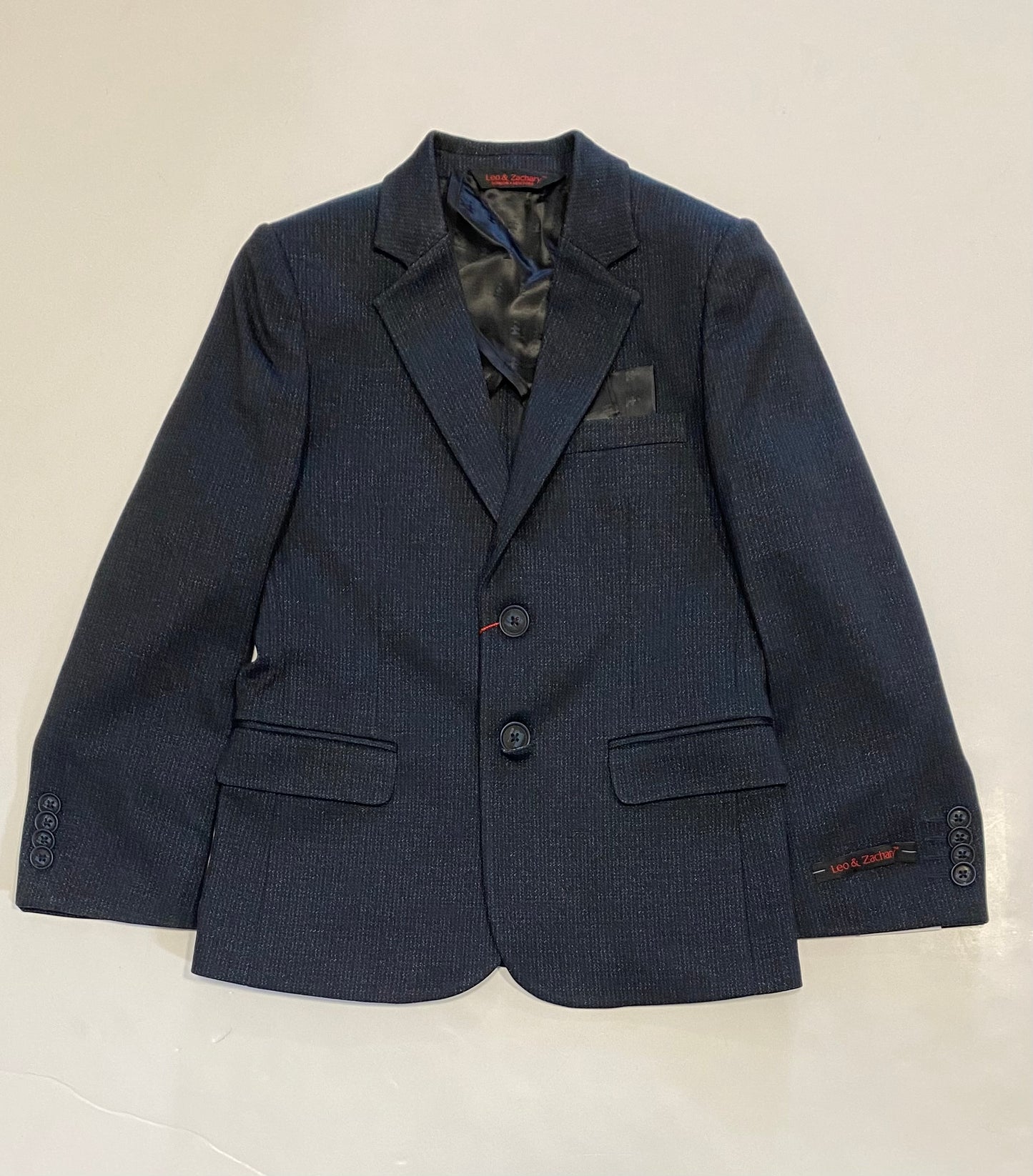 Navy Speckle Stretch Blazer