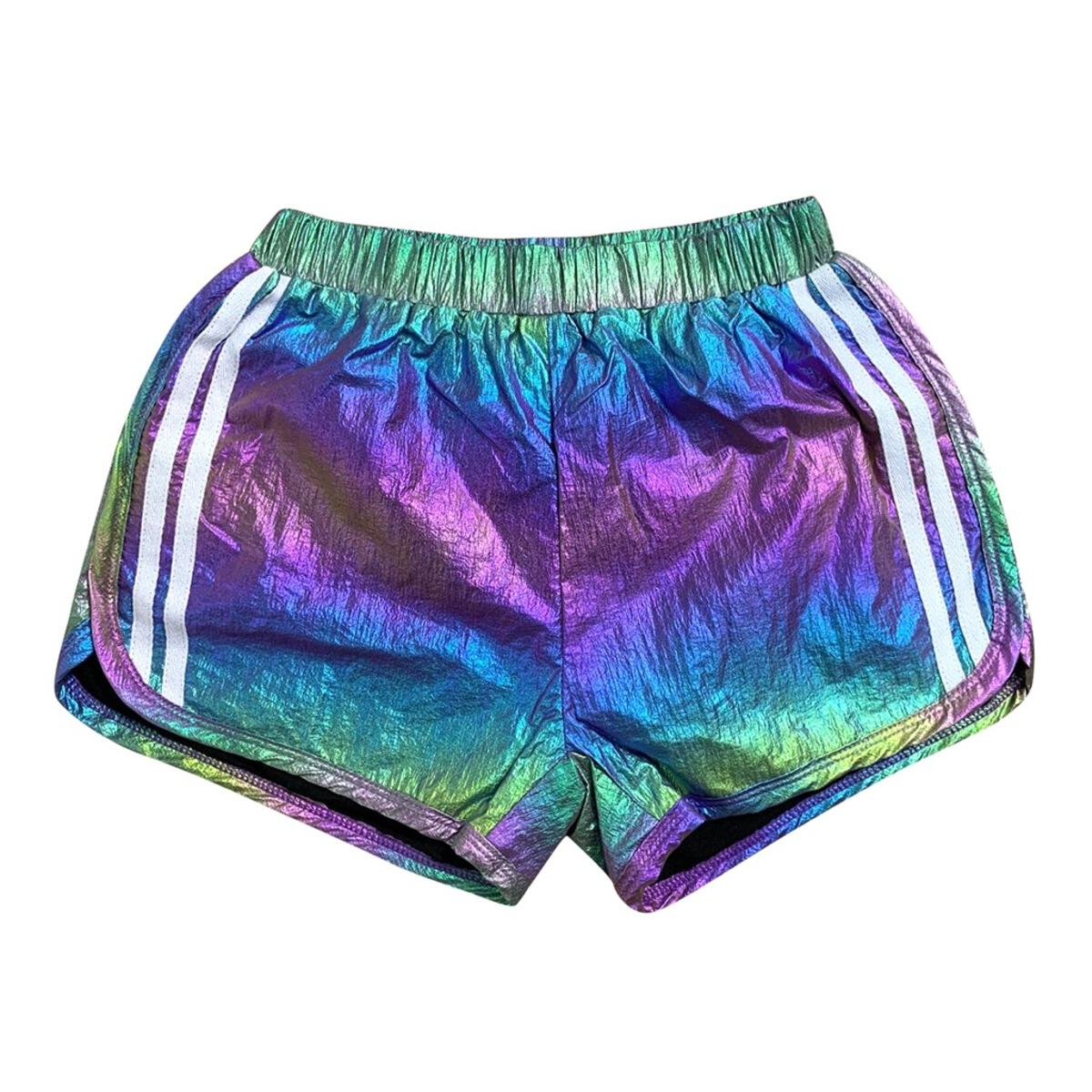 Racer Metallic Track Shorts