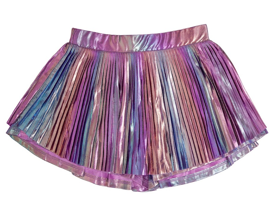 Purple Pleated Skort