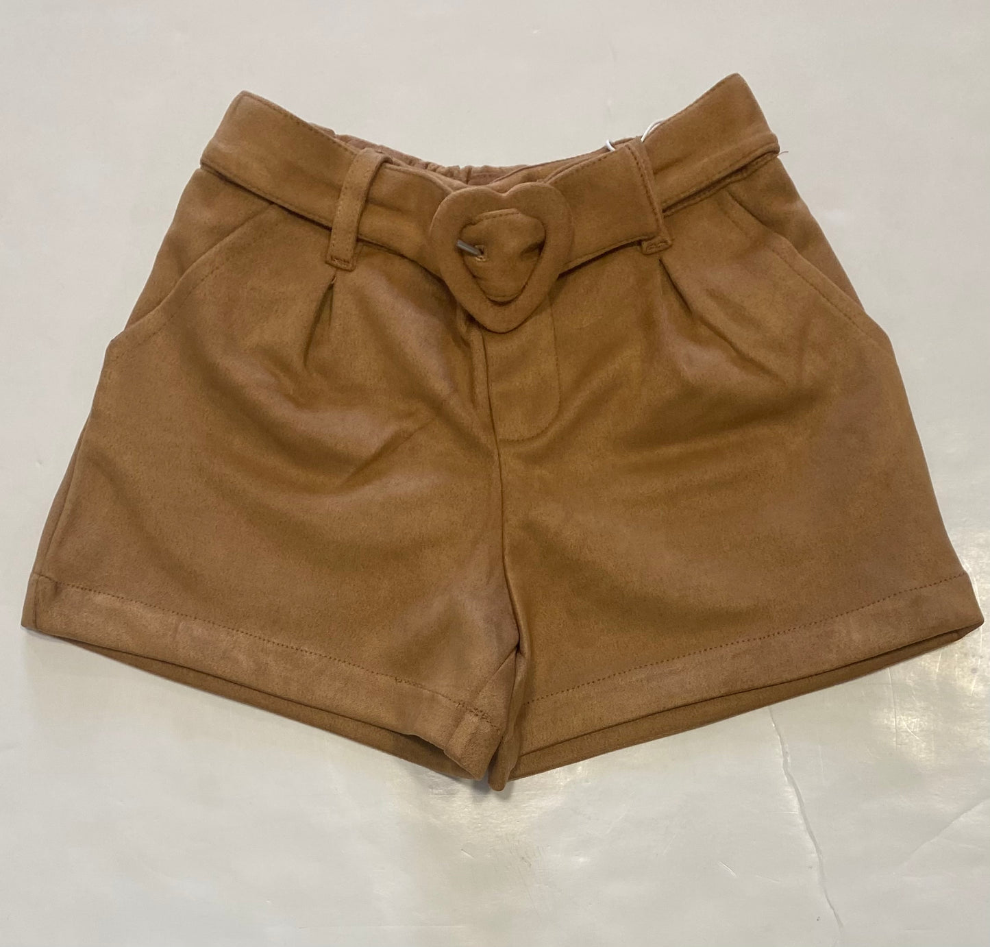 Cinammon Faux Suede Shorts