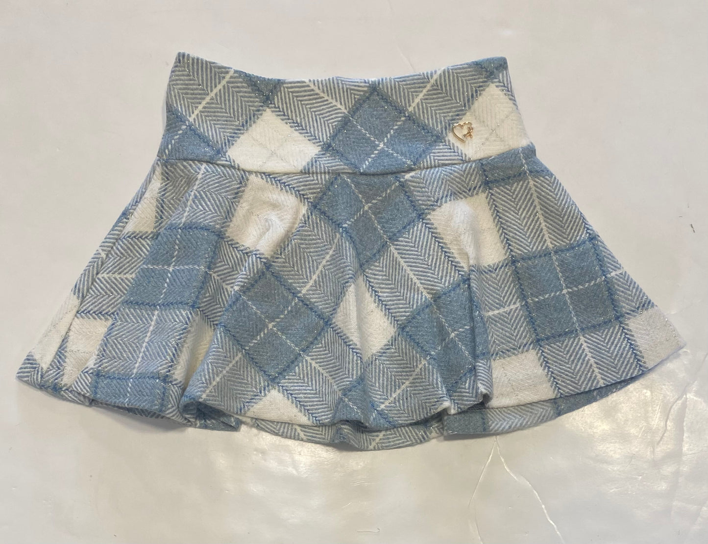 Blue Check Skirt