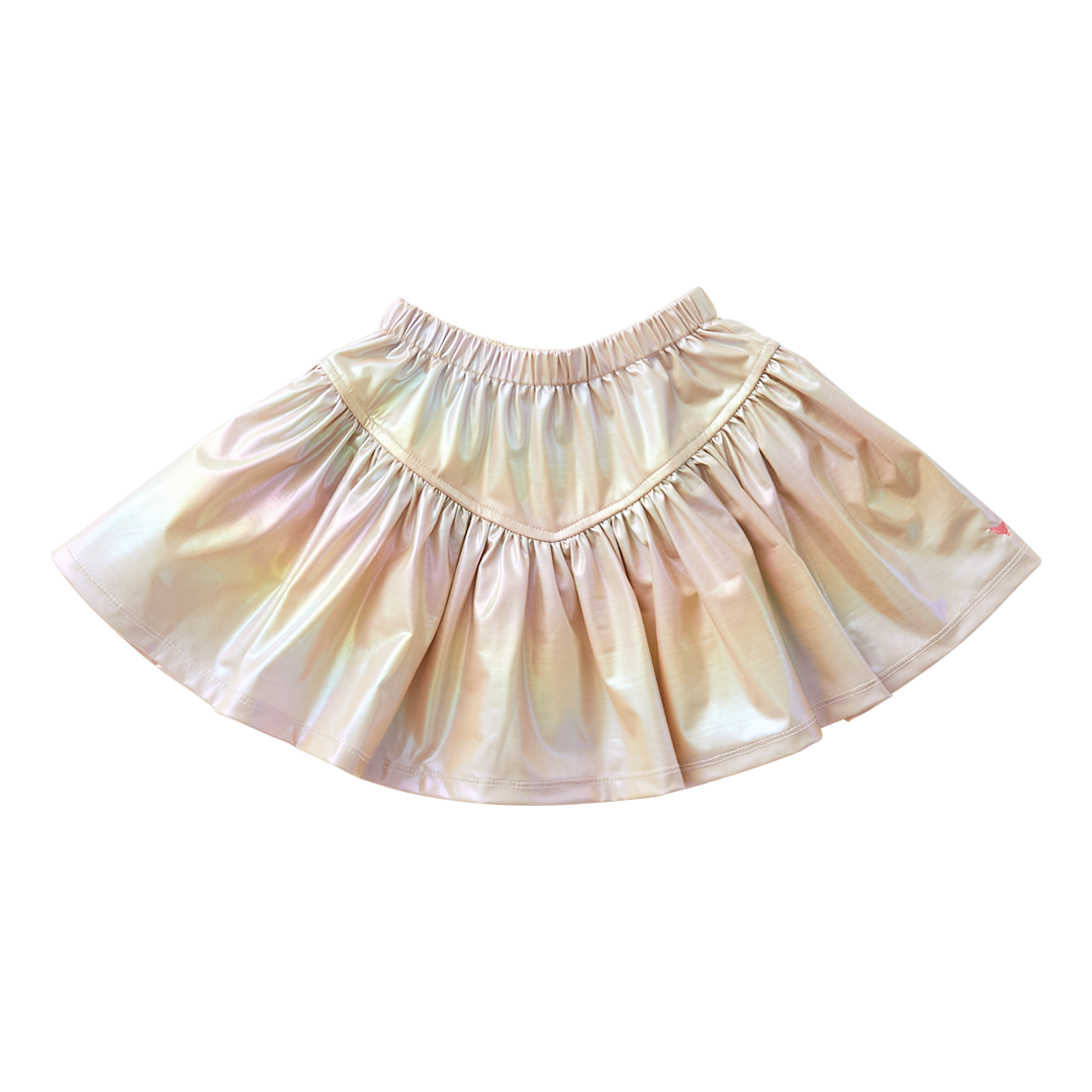 Pearlized Metallic Skirt