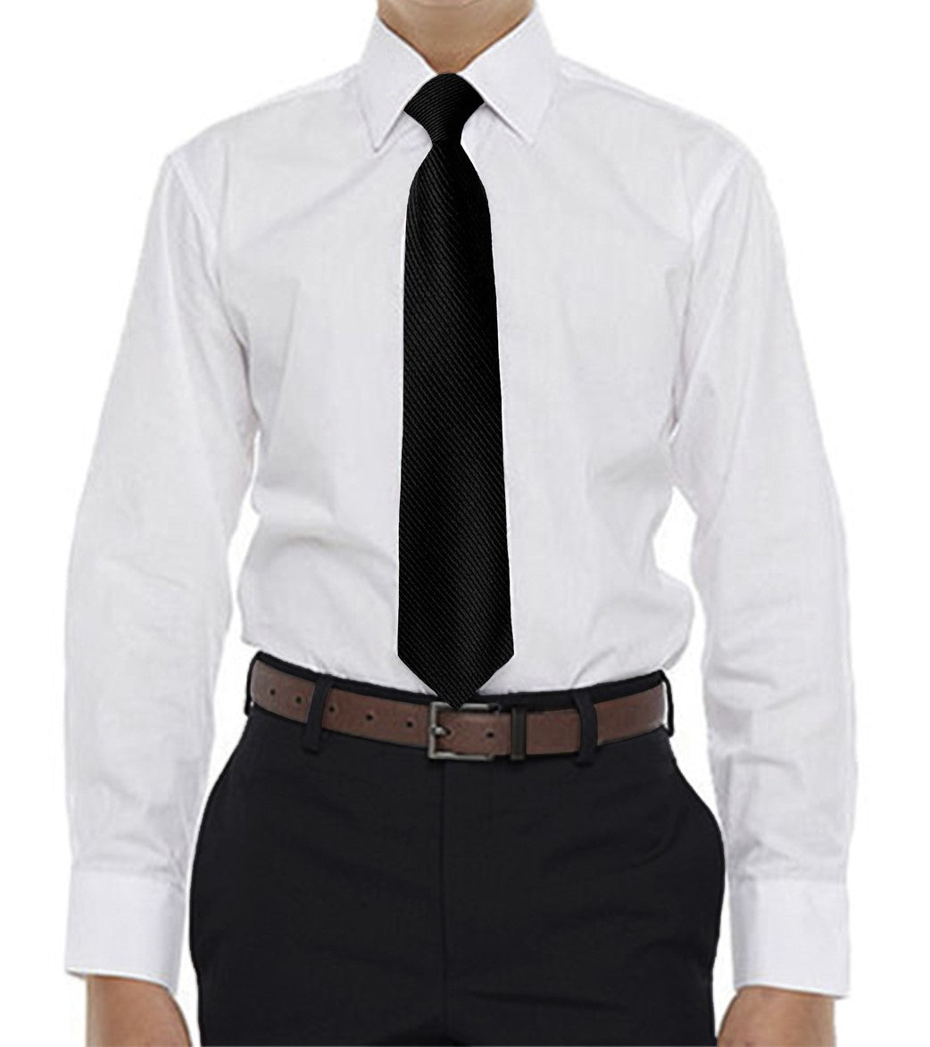 white dress shirt tie Traveler Collection Boys Dress Shirt & Tie Set at Jos. A. Bank, Cream/White, Size Boys 12