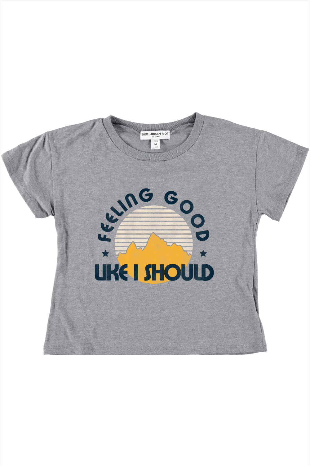 Heather Grey Feeling Good Tee
