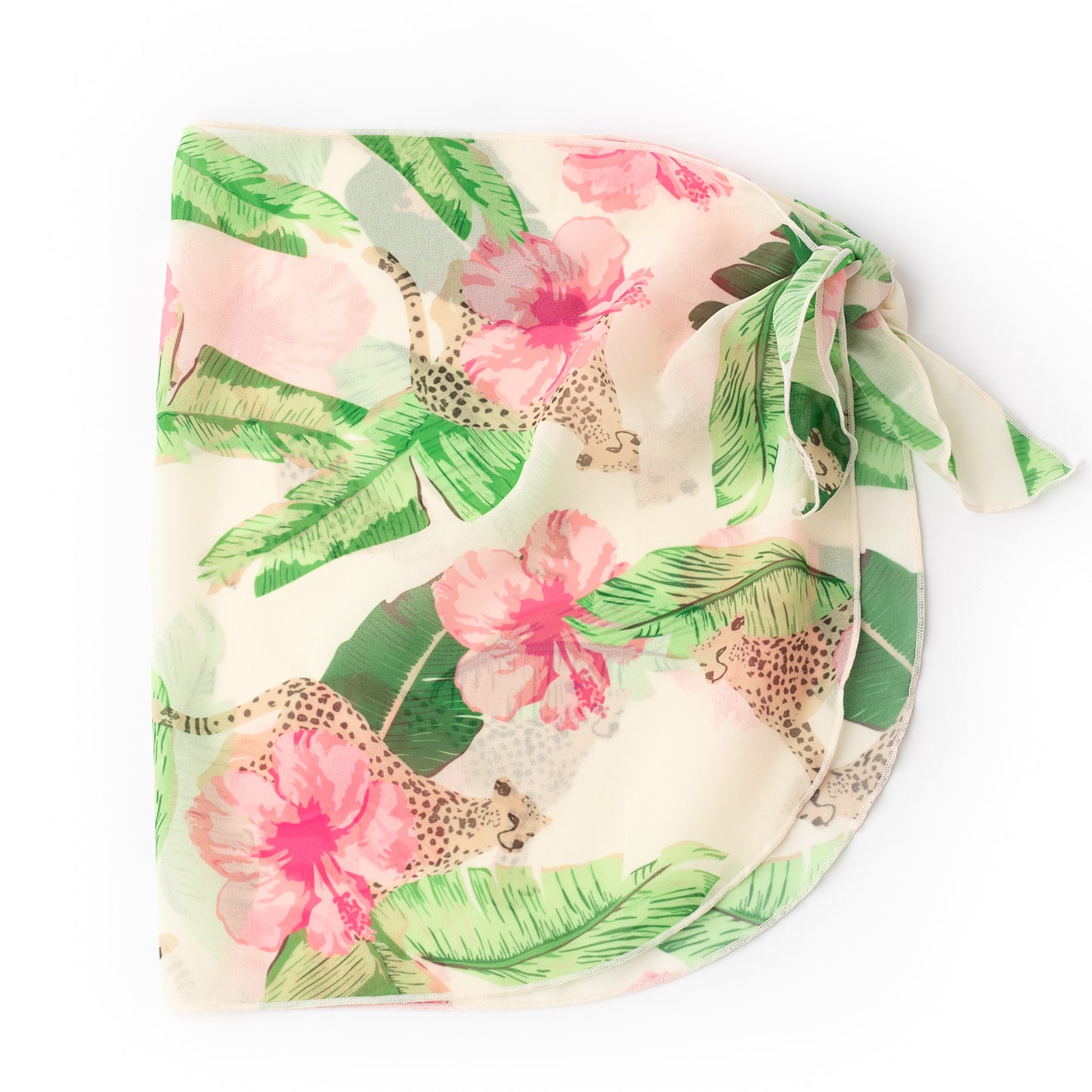 Botanical Leopard Sarong One Size