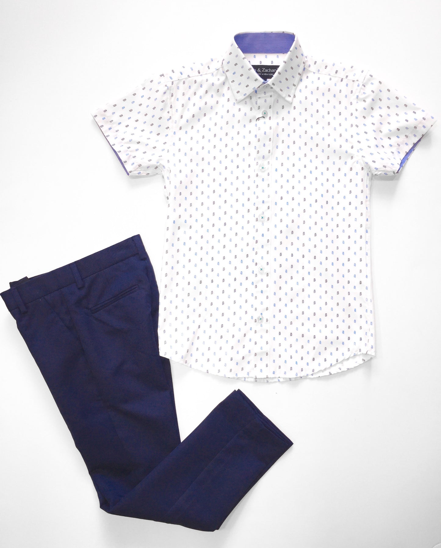 Slim Fit Dress Pants Navy