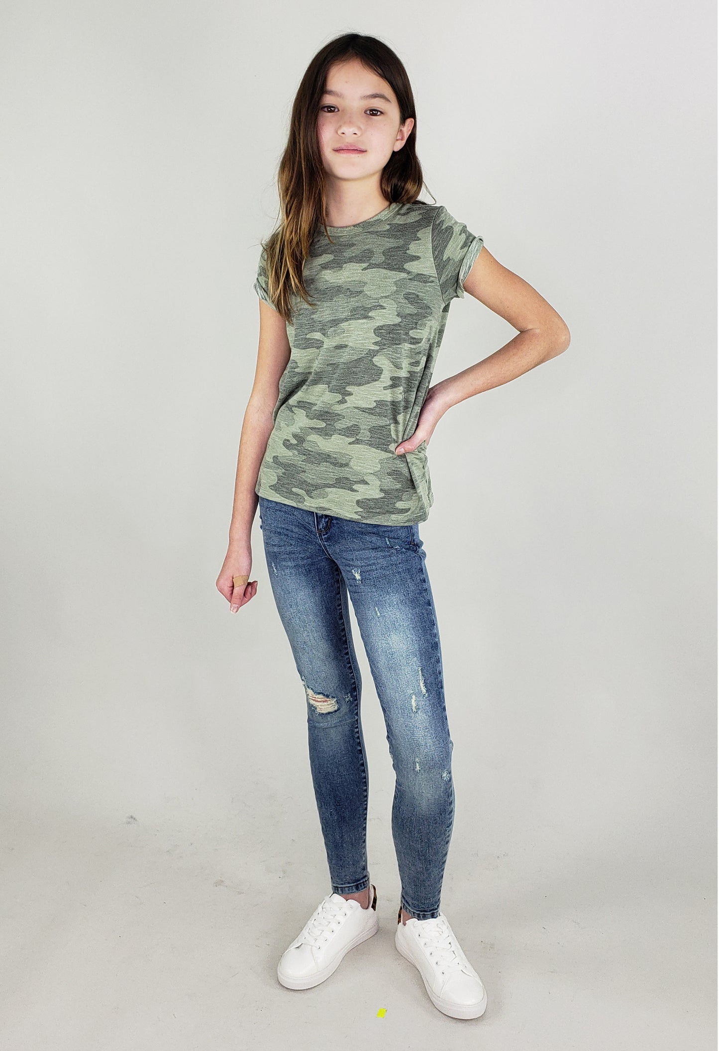 Indigo Distress Jeans