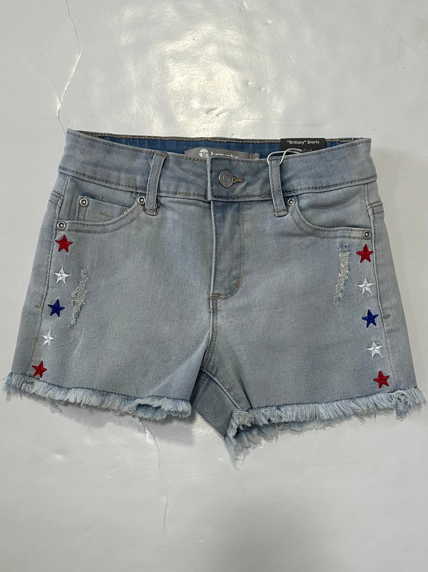 USA Star Print Emb Short