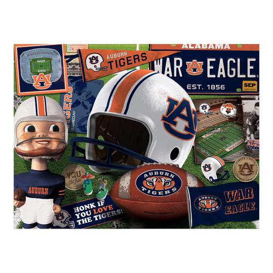 Auburn Tigers Retro Puzzle