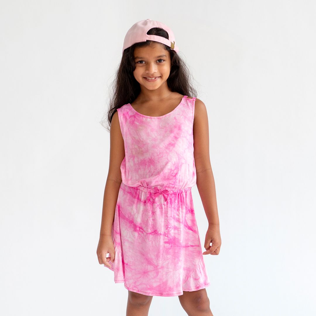 Pink Tie Dye Dress – Mon Ami Bham Pink Tie Dye Dress – Mon Ami Bham