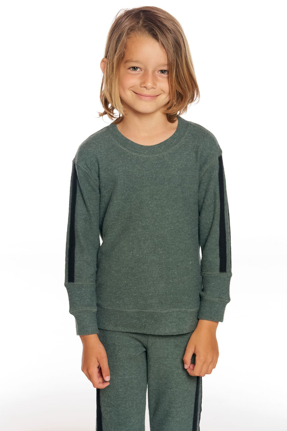 Knit Blocked Long Sleeve