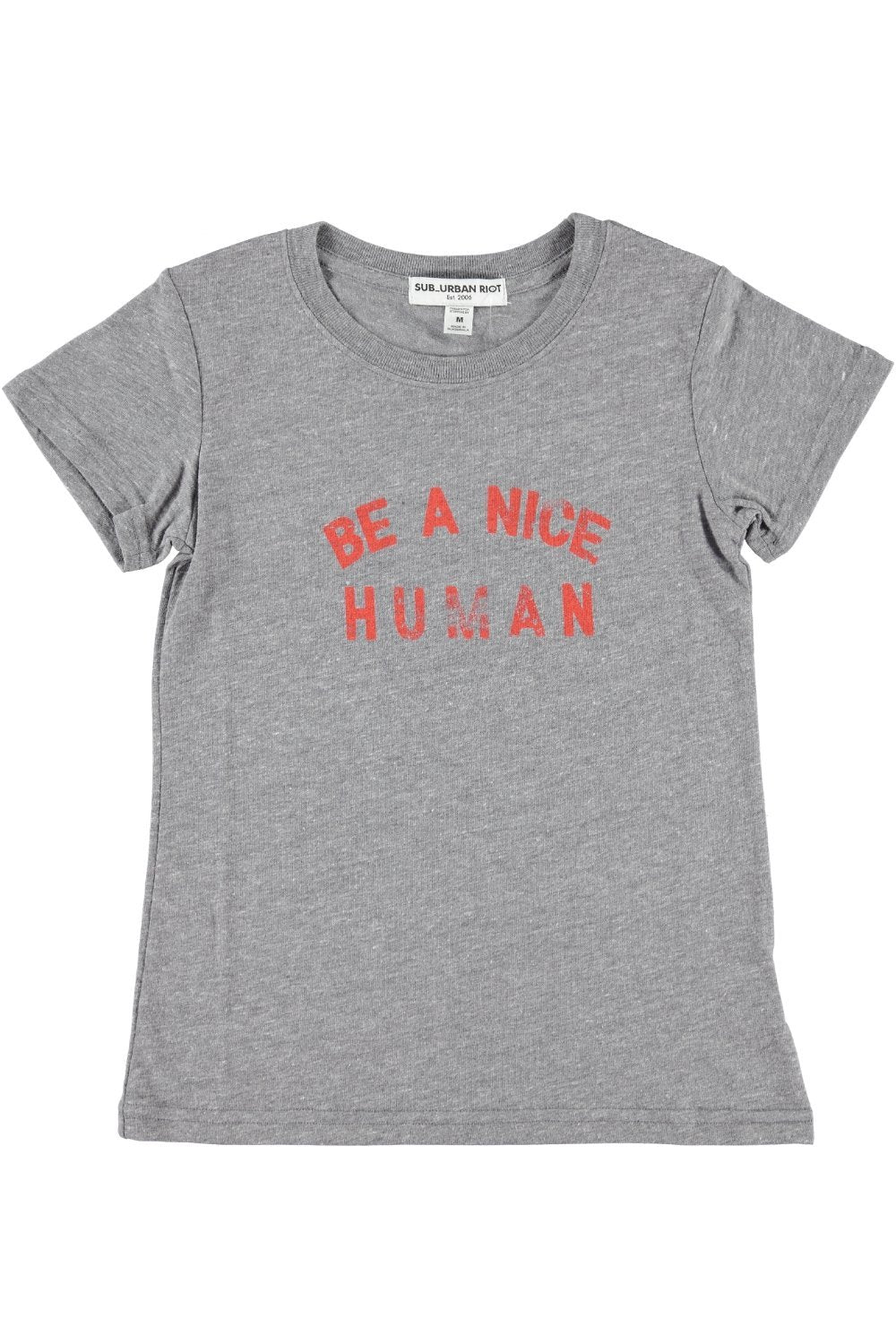 Grey Tee Be A Nice Human