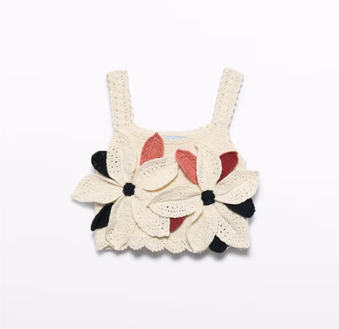 Floral Crochet Top