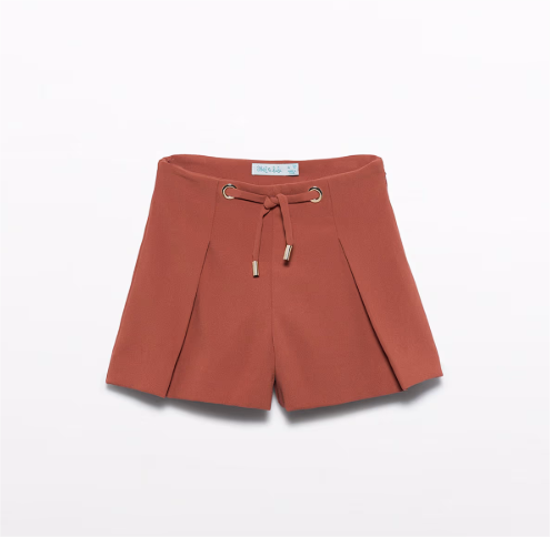 Tile Crepe Shorts