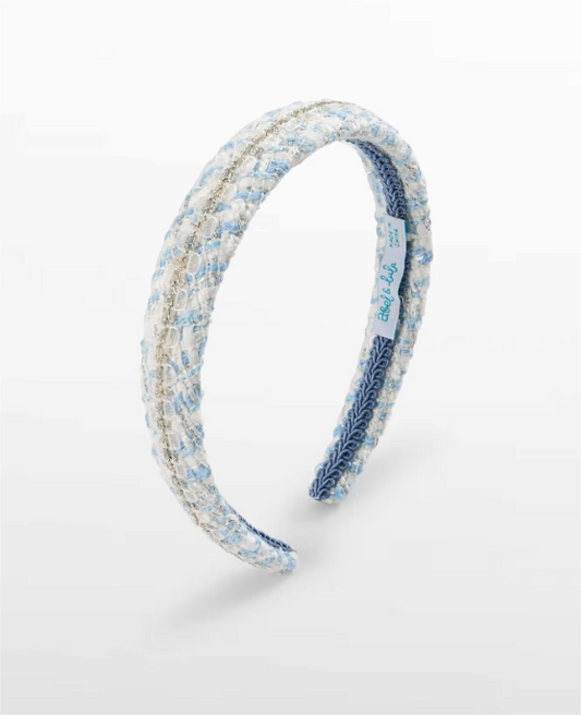 Sky Blue Tweed Hairband