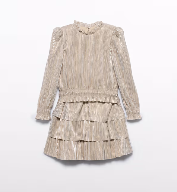 Oat Pleated Knit Skirt Set