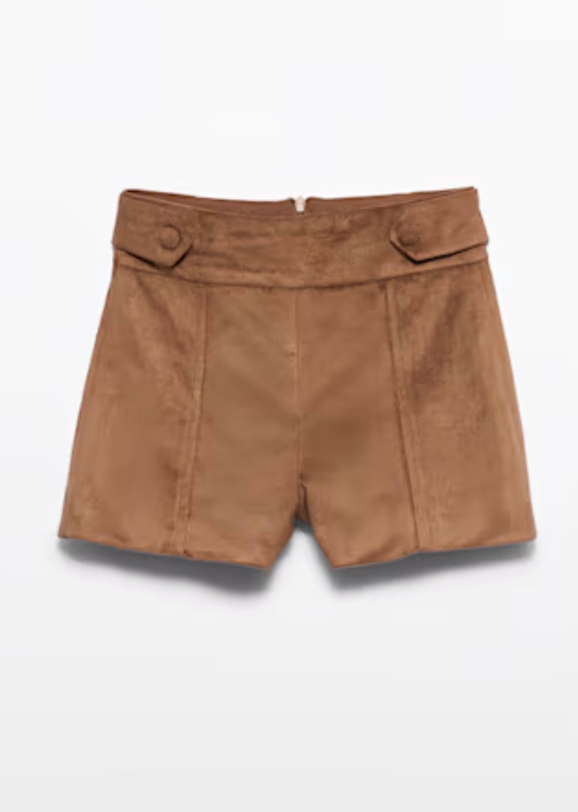 Toffee Suede Shorts