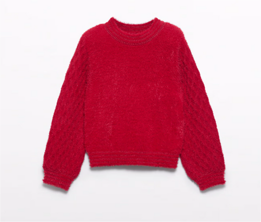 Red Fuzzy Sweater