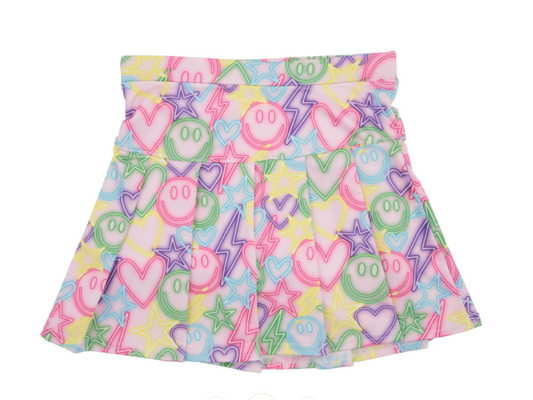 Happy Neon Skort