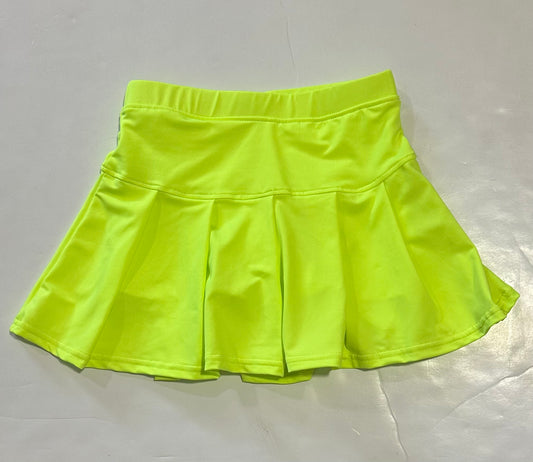 Yellow Neon Tennis Skort