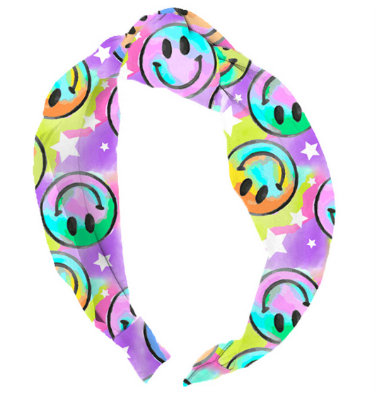 Smiles & Stars Knot Headband