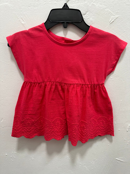 Hibiscus Top w/ Scallop Trim