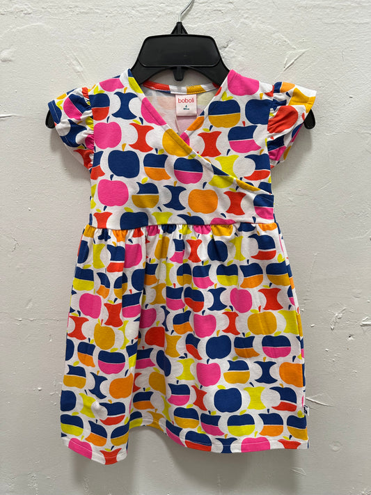 Multi Color Apple Knit Dress