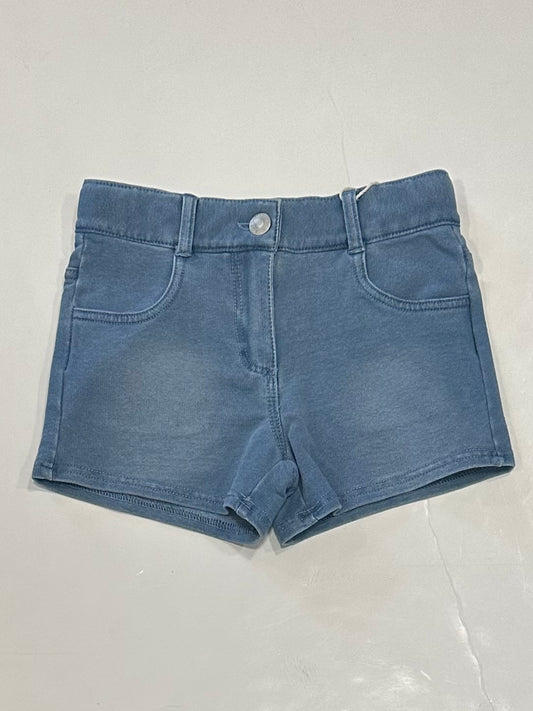 Light Denim Stretch Shorts