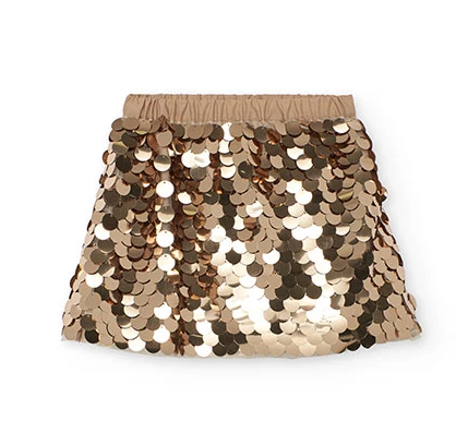 Gold Large Sequin Skirt
