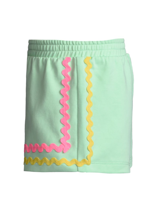Mint Shorts w/Ric Rac Trim