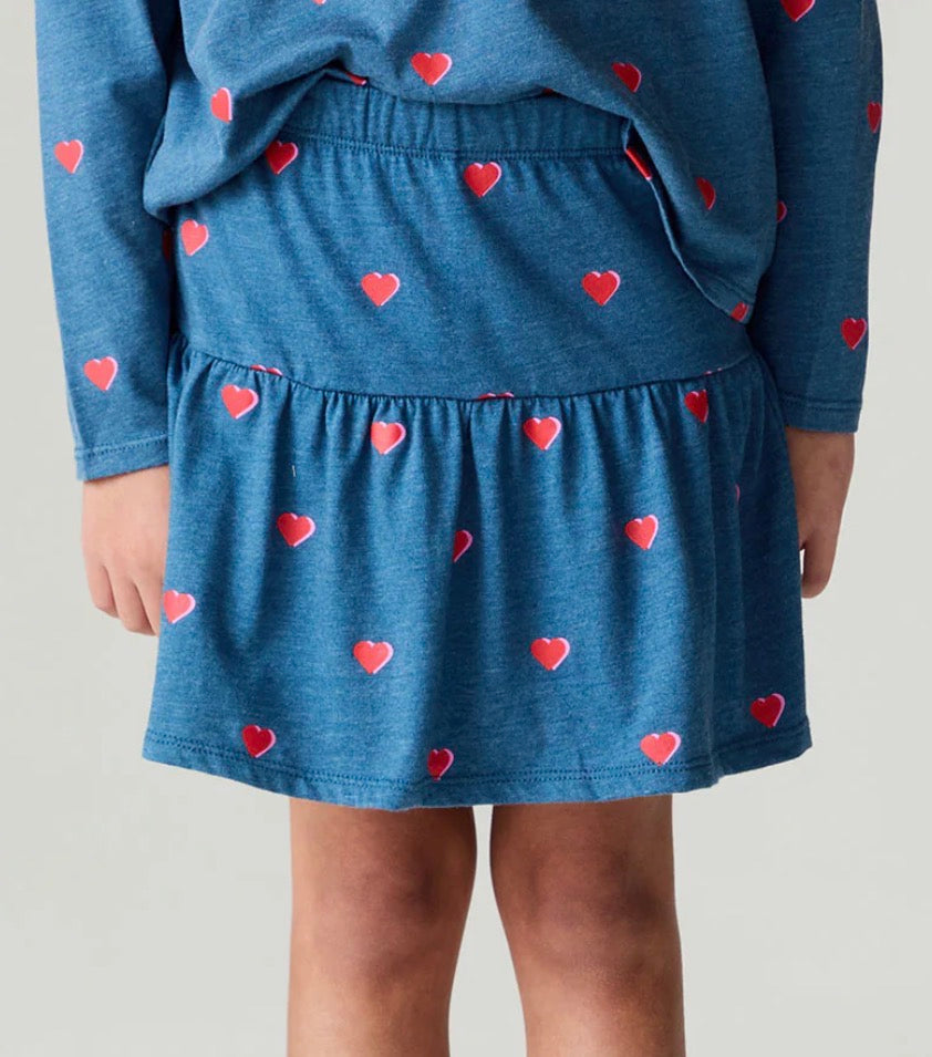 Tiny Hearts Girls Skort