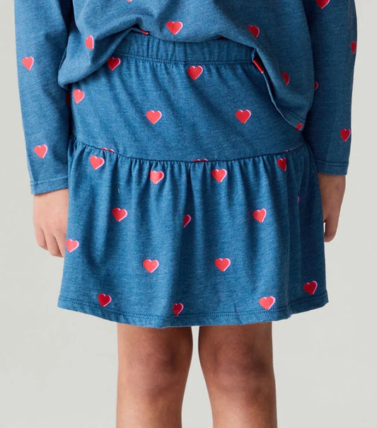 Tiny Hearts Girls Skort