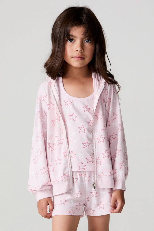 Bows and Stars Zip Up