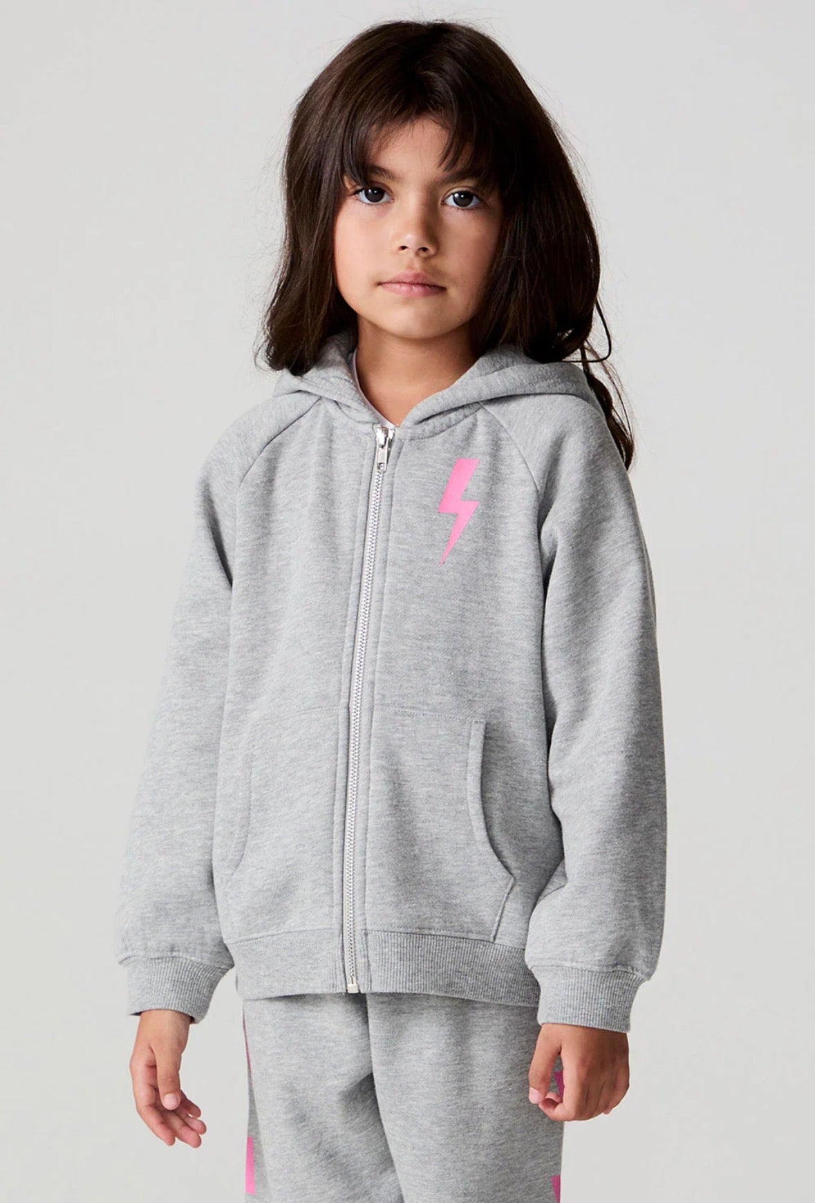 Bolting Bolt Zip Up Hoodie