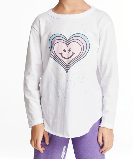 Colorful Heart Long Sleeve Tee