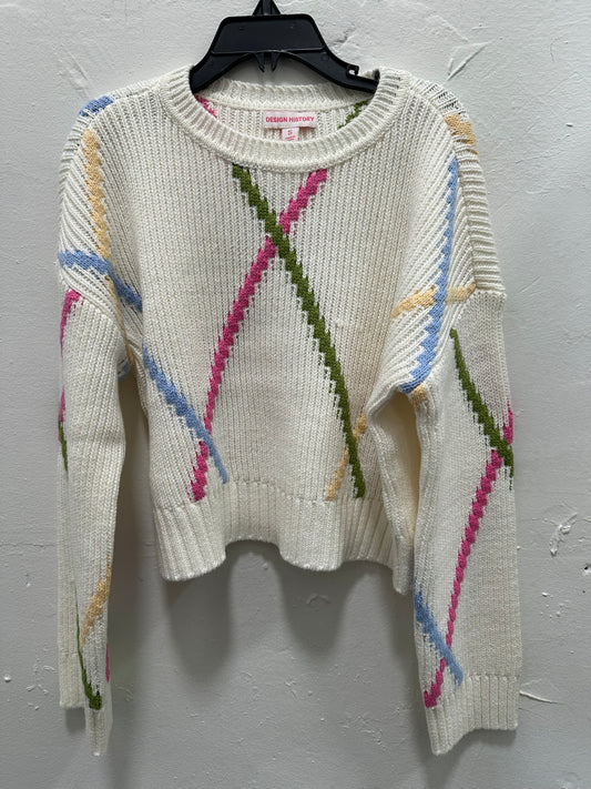 Winter White Multic Color Sweater