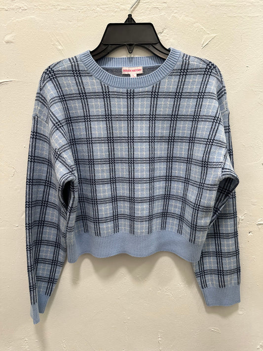 Blue Twist Combo Sweater