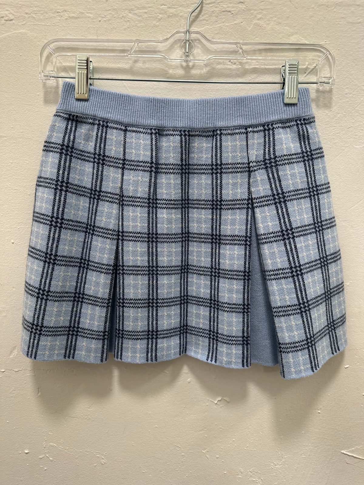 Blue Twist Combo Skirt
