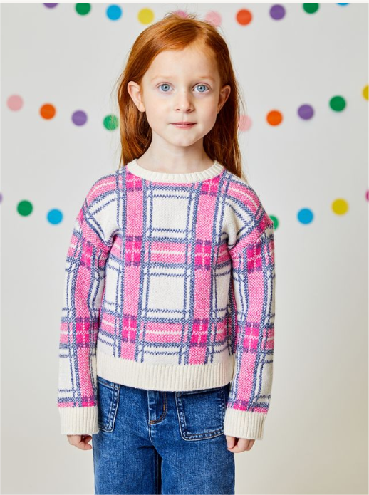 Natural pink Navy Sweater