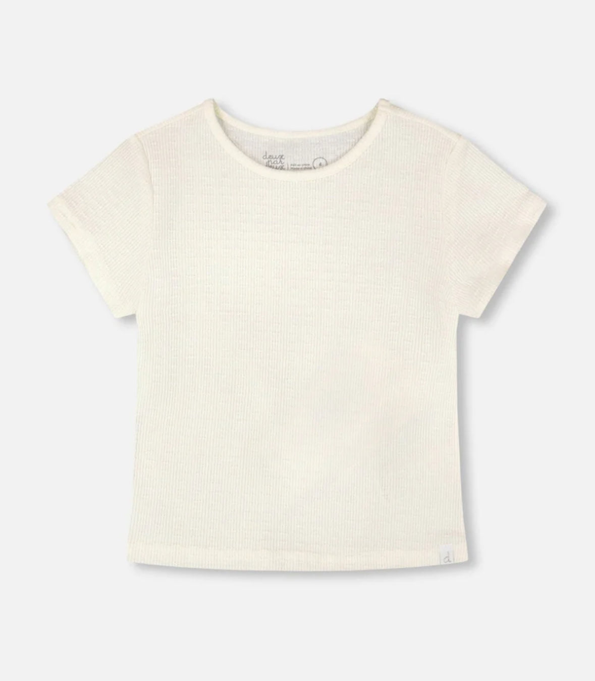 Off White Crinkle Tee