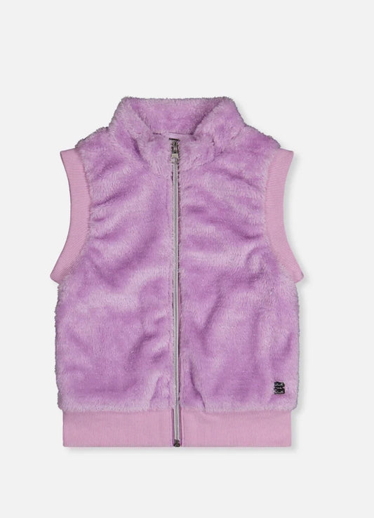 Violet Fur Vest