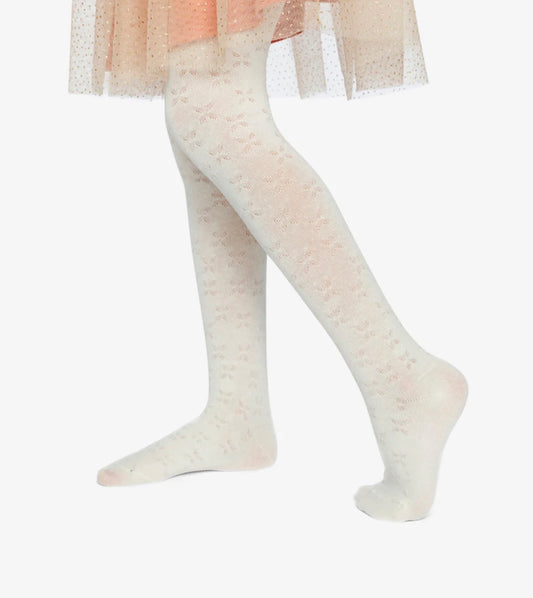 Off White Knit Tights