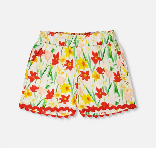 Draffodils Print Shorts