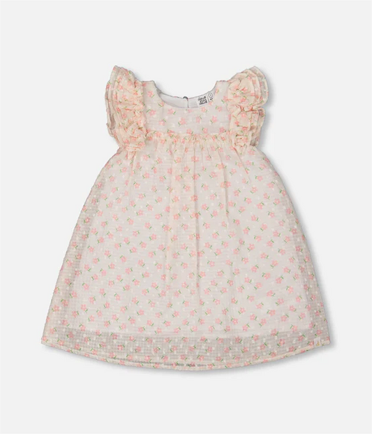 Pale Pink And Floral Dress