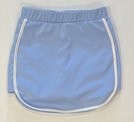 Sky Blue Tennis Skort