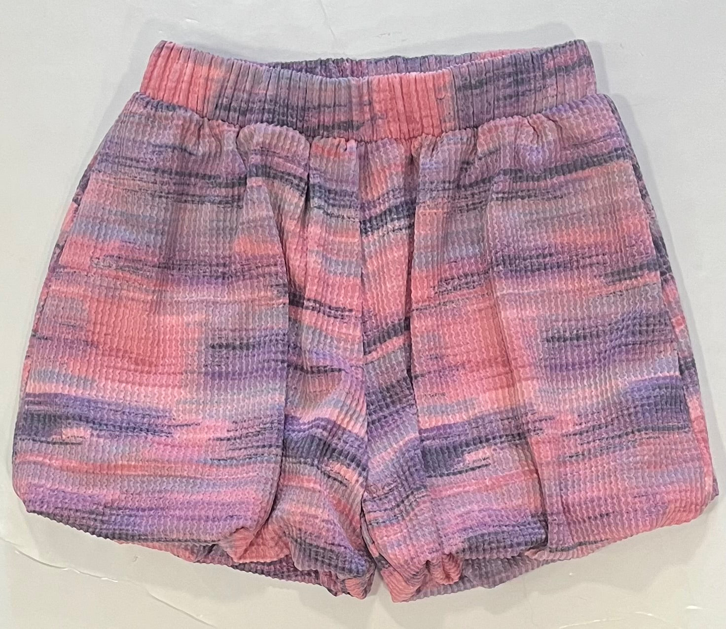 Pink & Purple Cozy Rib Skort