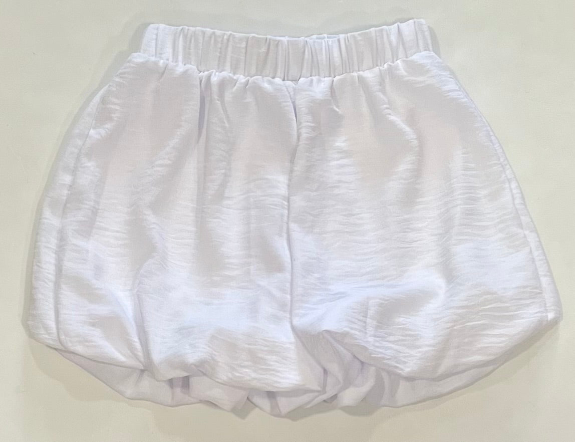 White Cascade Bubble Short