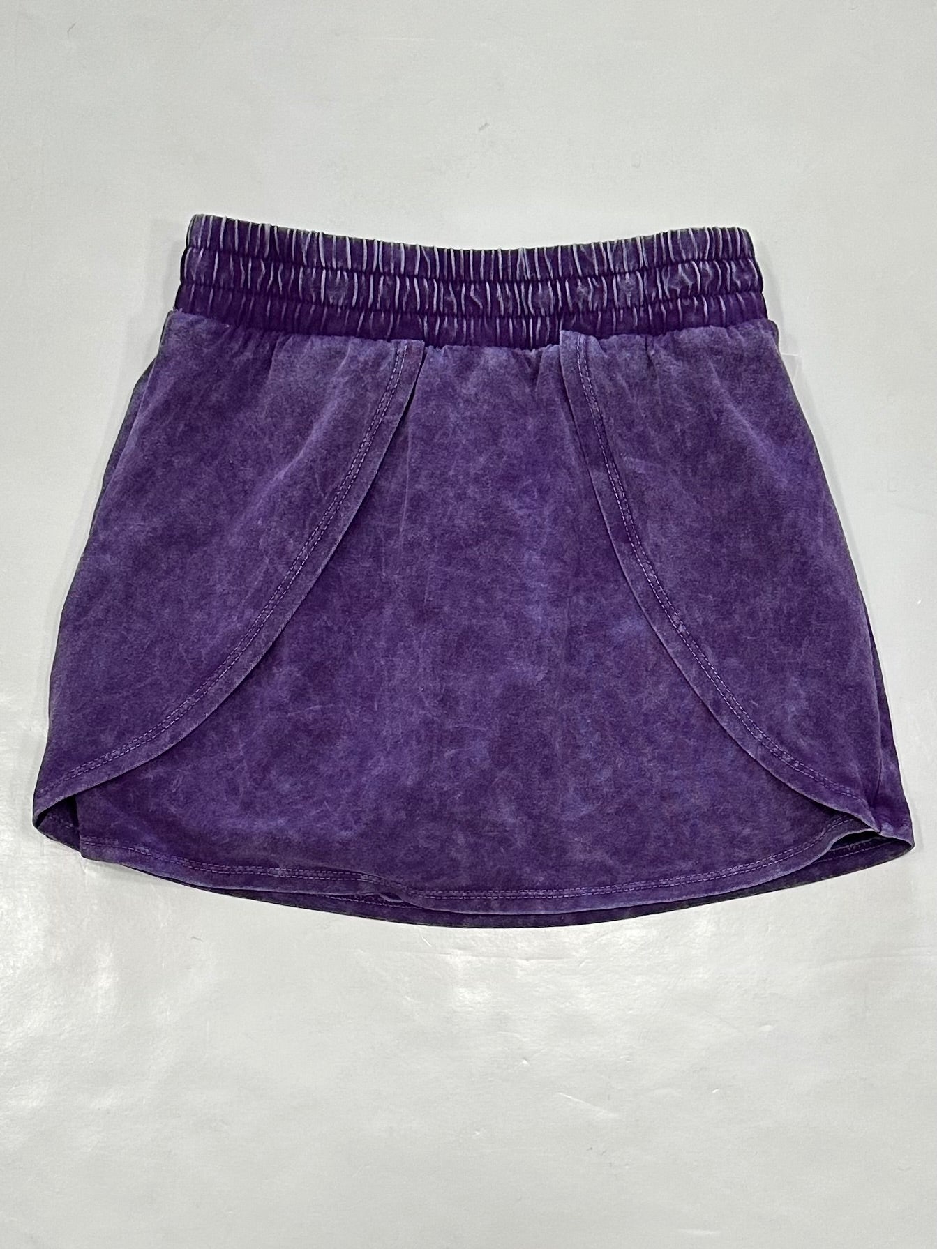 Purple Vintage Washed Skort
