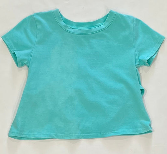Aqua Twist Back Top