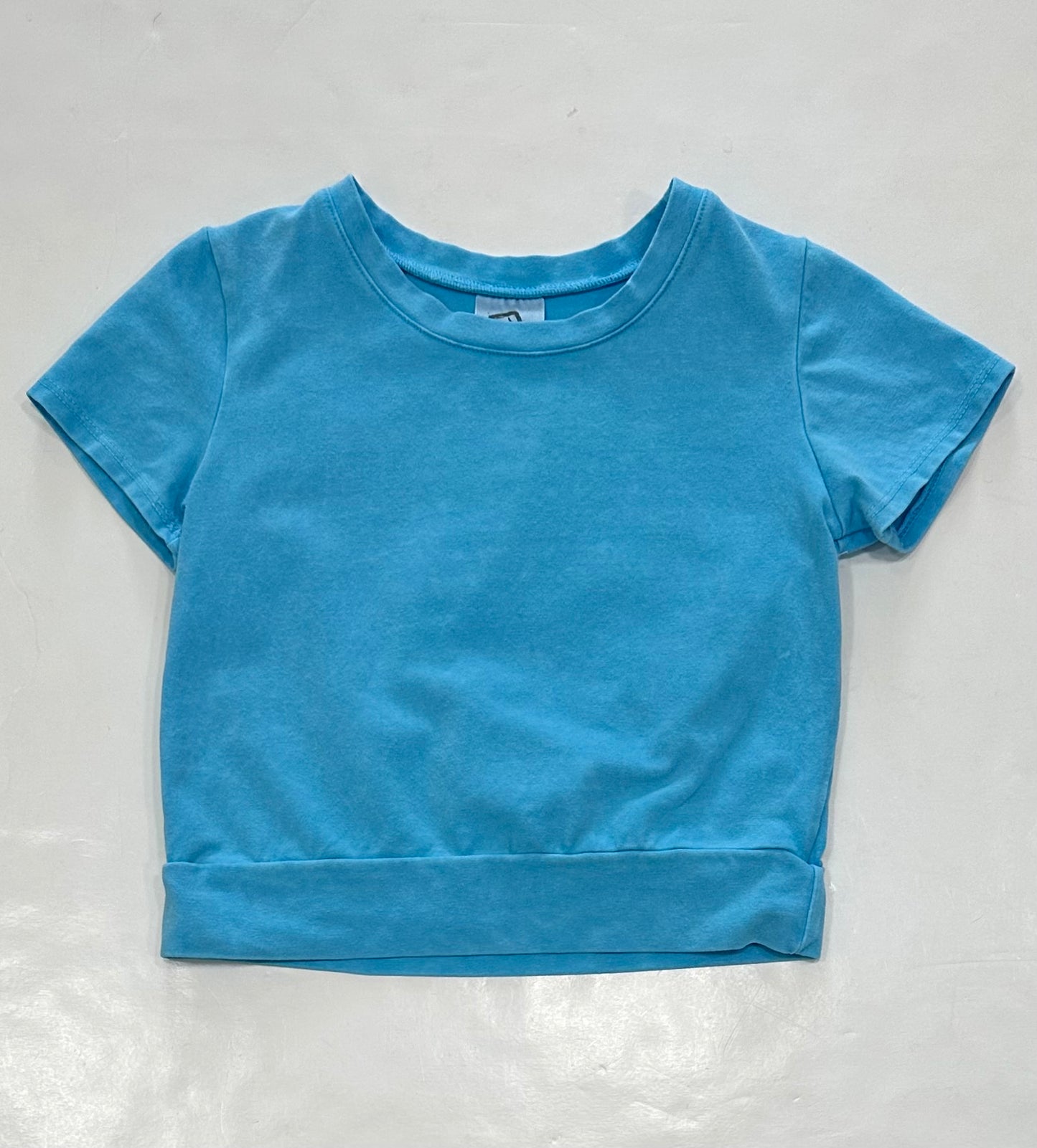 Aqua Vintage Washed Top